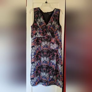 Banana Republic multicolor print sleeveless dress